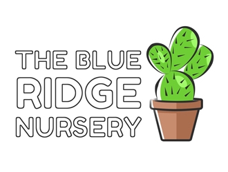 THE BLUE RIDGE NURSERY, INC. logo design by Arrs