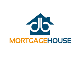 db MortgageHouse logo design by kunejo
