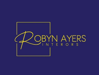 Robyn Ayers Interors logo design by REDCROW