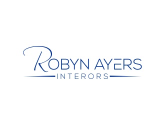 Robyn Ayers Interors logo design by IrvanB