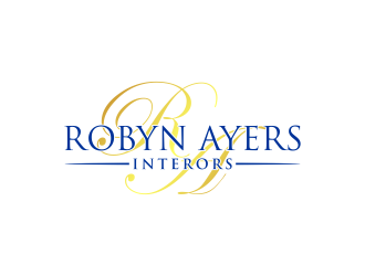 Robyn Ayers Interors logo design by IrvanB