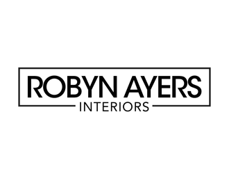 Robyn Ayers Interors logo design by kunejo