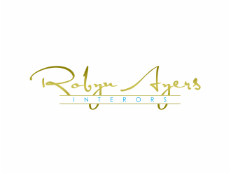 Robyn Ayers Interors logo design by mutafailan