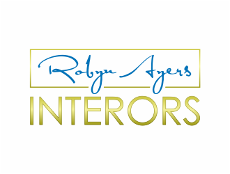 Robyn Ayers Interors logo design by mutafailan