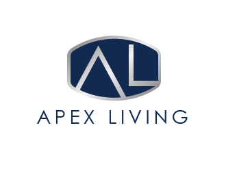 Apex Living  logo design by Bl_lue