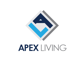 Apex Living  logo design by Bl_lue