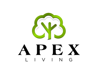Apex Living  logo design by MagnetDesign