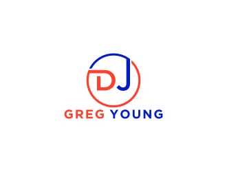 DJ Greg Young logo design by bricton