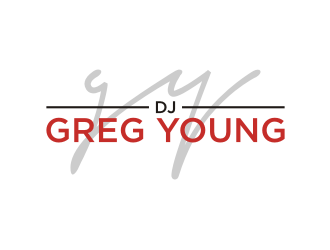 DJ Greg Young logo design by rief