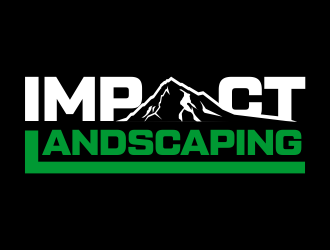 Impact landscaping logo design by beejo