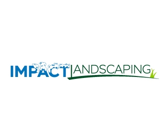 Impact landscaping logo design by Marianne
