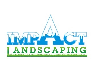 Impact landscaping logo design by rizuki