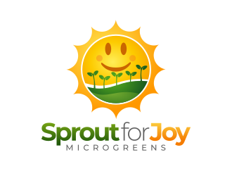 Sprout for Joy Microgreens logo design by Dakon