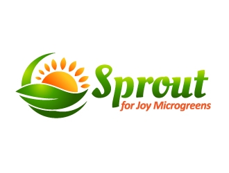 Sprout for Joy Microgreens logo design by Dawnxisoul393