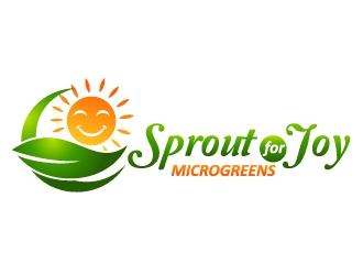 Sprout for Joy Microgreens logo design by Dawnxisoul393