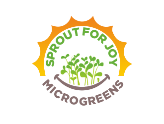 Sprout for Joy Microgreens logo design by YONK