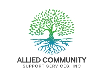 ALLIED COMMUNITY SUPPORT SERVICES, INC logo design by nehel