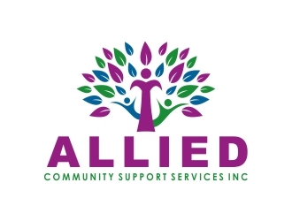 ALLIED COMMUNITY SUPPORT SERVICES, INC logo design by Webphixo