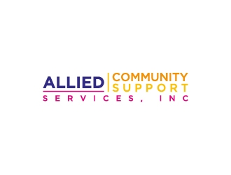 ALLIED COMMUNITY SUPPORT SERVICES, INC logo design by wongndeso