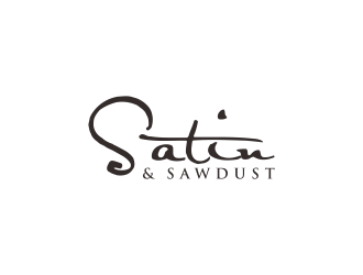 Satin and Sawdust logo design by dewipadi