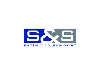 Satin and Sawdust logo design by bricton