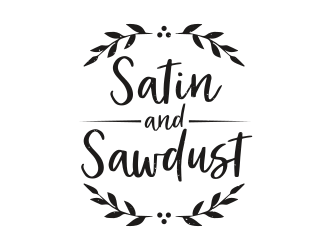 Satin and Sawdust logo design by Dakon
