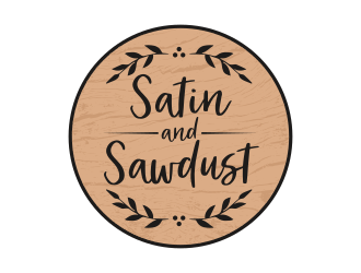 Satin and Sawdust logo design by Dakon