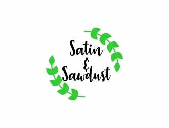 Satin and Sawdust logo design by CreativeKiller