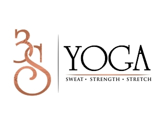 3S yoga (sweat, strength stretch) logo design by ruki