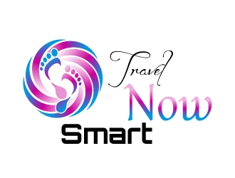 Travel Now Smart logo design by Dawnxisoul393