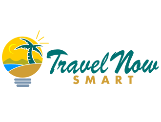 Travel Now Smart logo design by Coolwanz