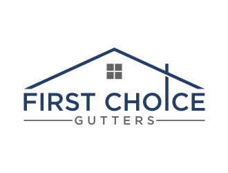 First Choice Gutters /  logo design by nurul_rizkon
