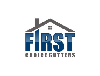 First Choice Gutters /  logo design by agil