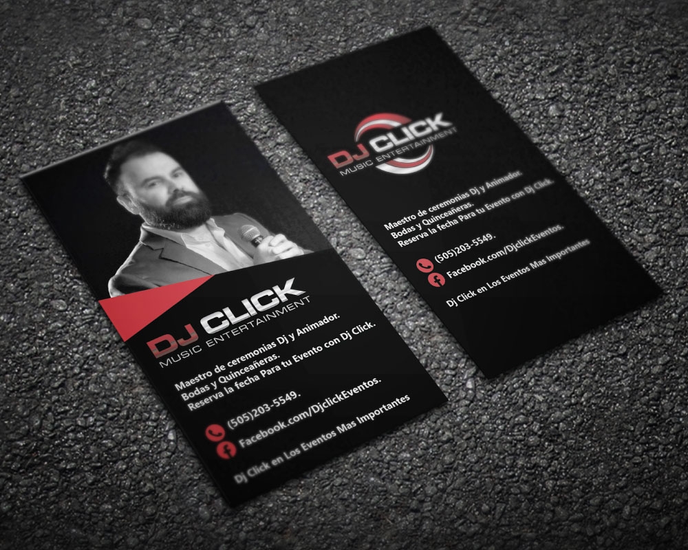 Dj Click logo design by Boomstudioz