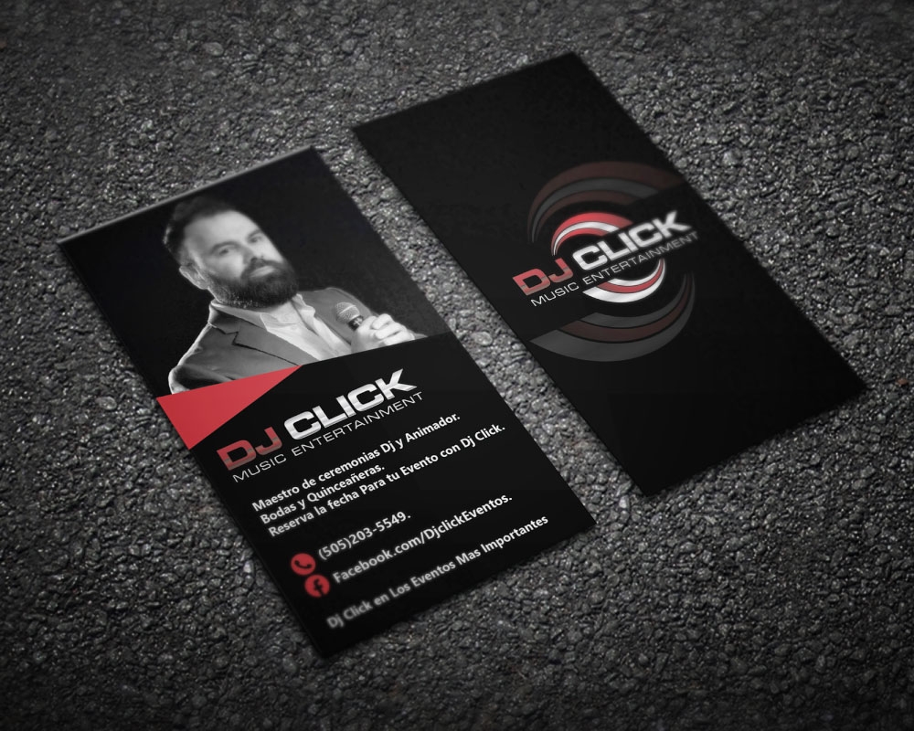 Dj Click logo design by Boomstudioz