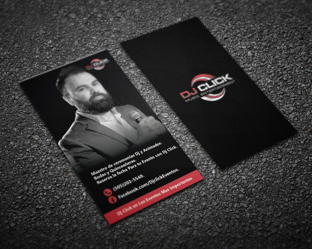 Dj Click logo design by Boomstudioz