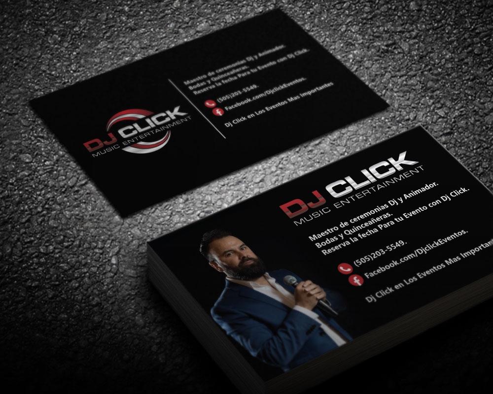 Dj Click logo design by Boomstudioz