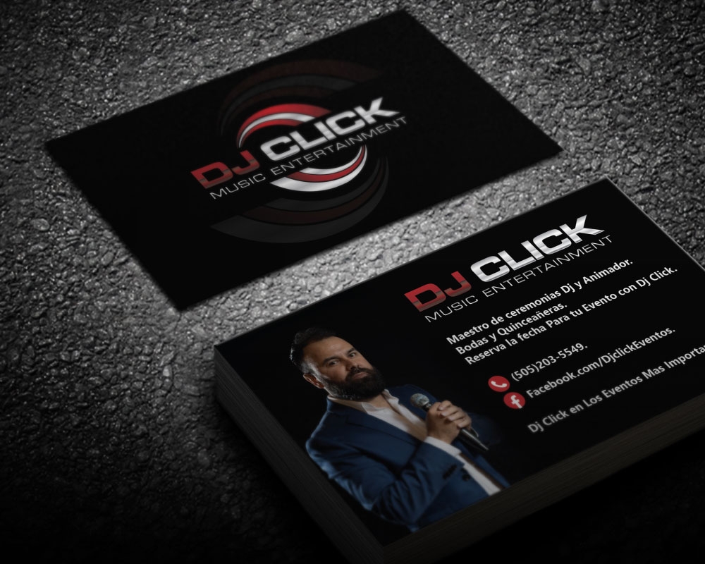 Dj Click logo design by Boomstudioz