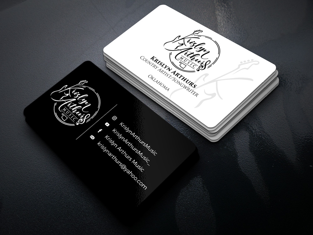 Krislyn Arthurs Music logo design by Gelotine