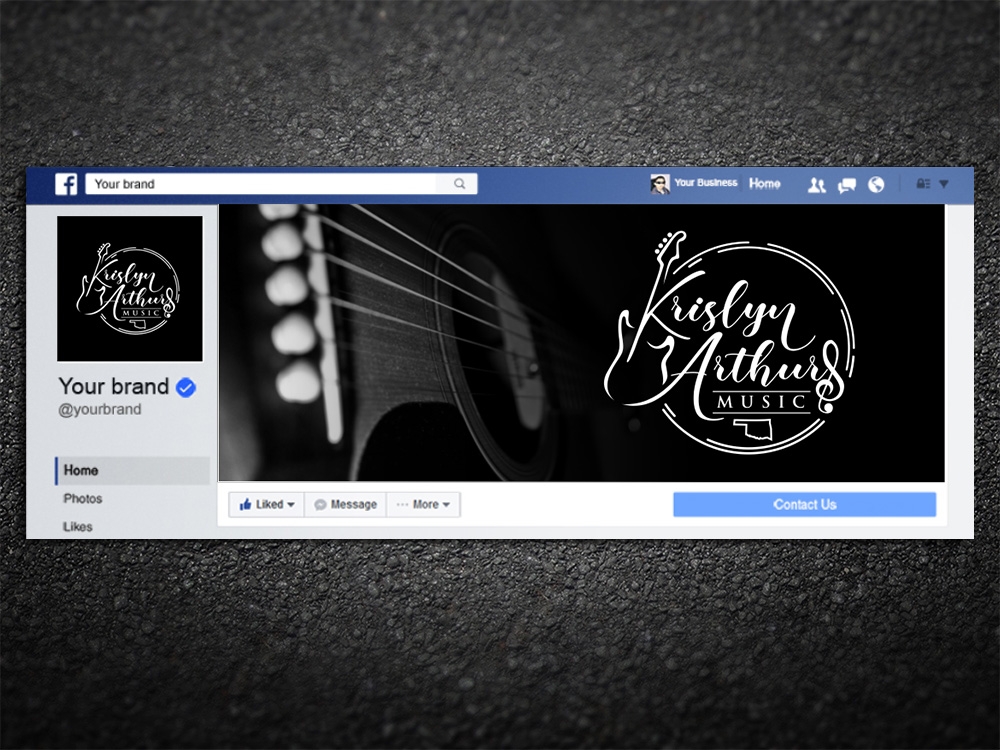 Krislyn Arthurs Music logo design by Kindo