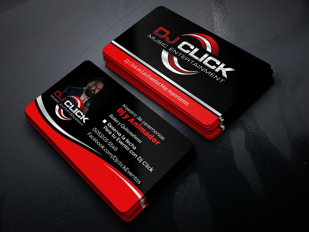 Dj Click logo design by Gelotine