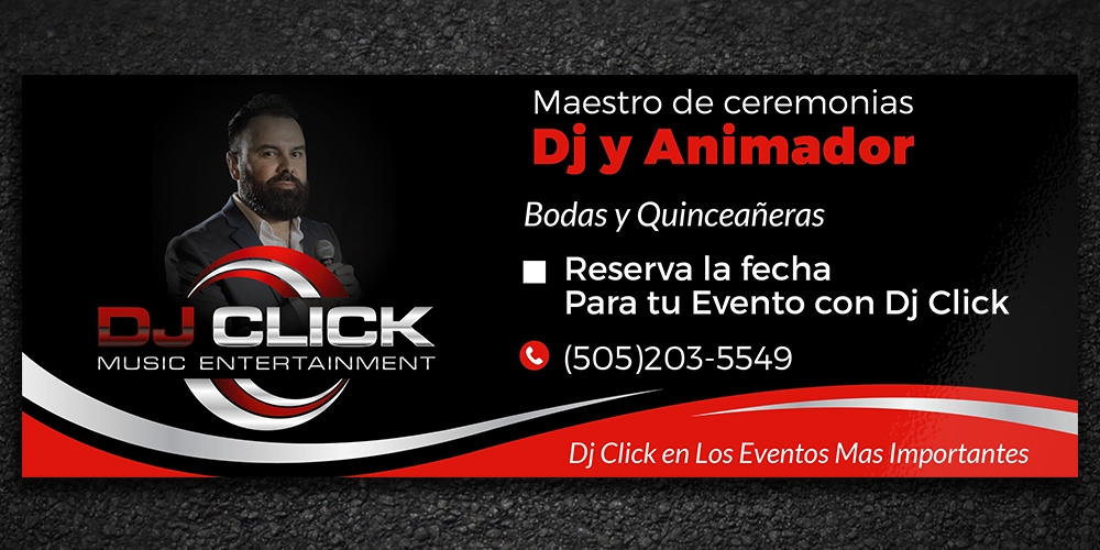 Dj Click logo design by Gelotine