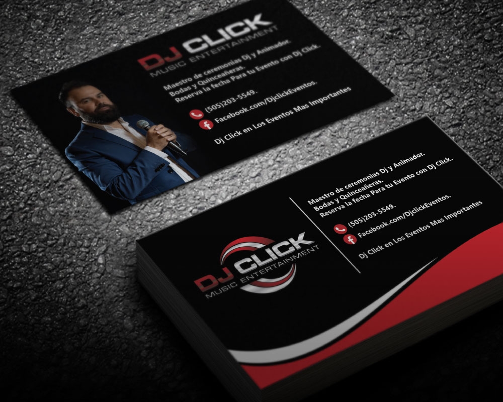 Dj Click logo design by Boomstudioz
