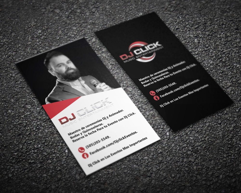 Dj Click logo design by Boomstudioz