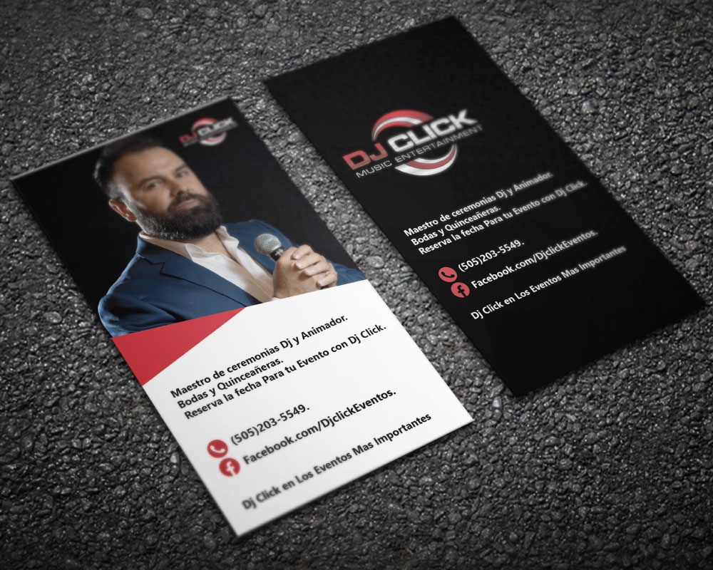 Dj Click logo design by Boomstudioz