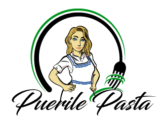 Puerile Pasta Logo Design