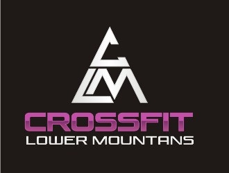 Crossfit lower mountains logo design by rizuki