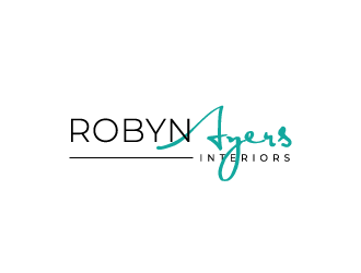Robyn Ayers Interors logo design by crazher
