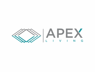 Apex Living  logo design by Mahrein