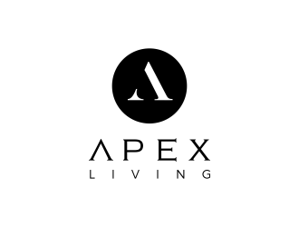 Apex Living  logo design by mashoodpp